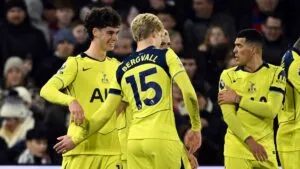 Tottenham vence al Crystal Palace por la mínima y corta su racha de derrotas en Premier League