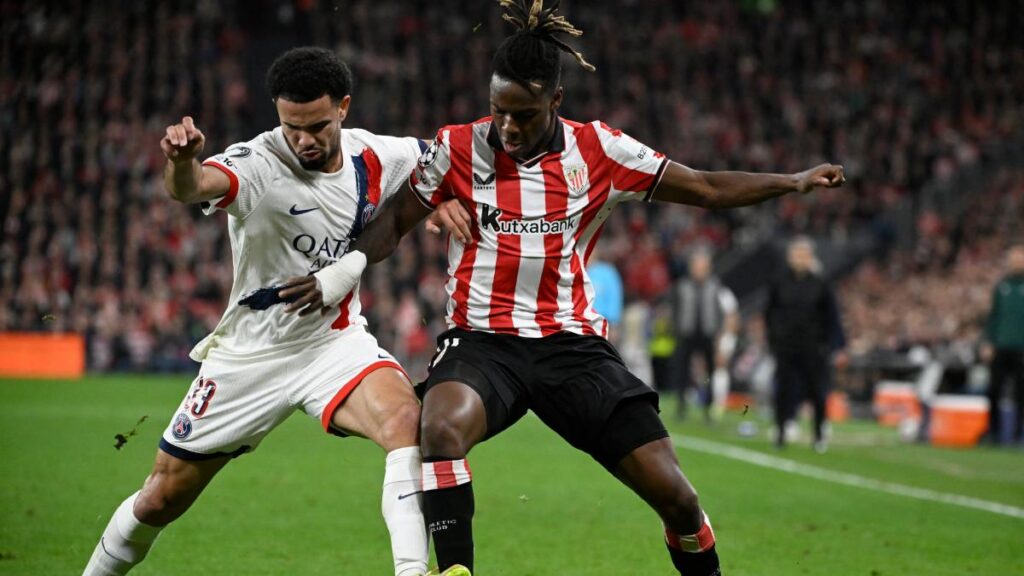 Athletic y PSG empatan sin goles y se quedan con un punto en la jornada 6 de la fase de Liga de la Champions League
