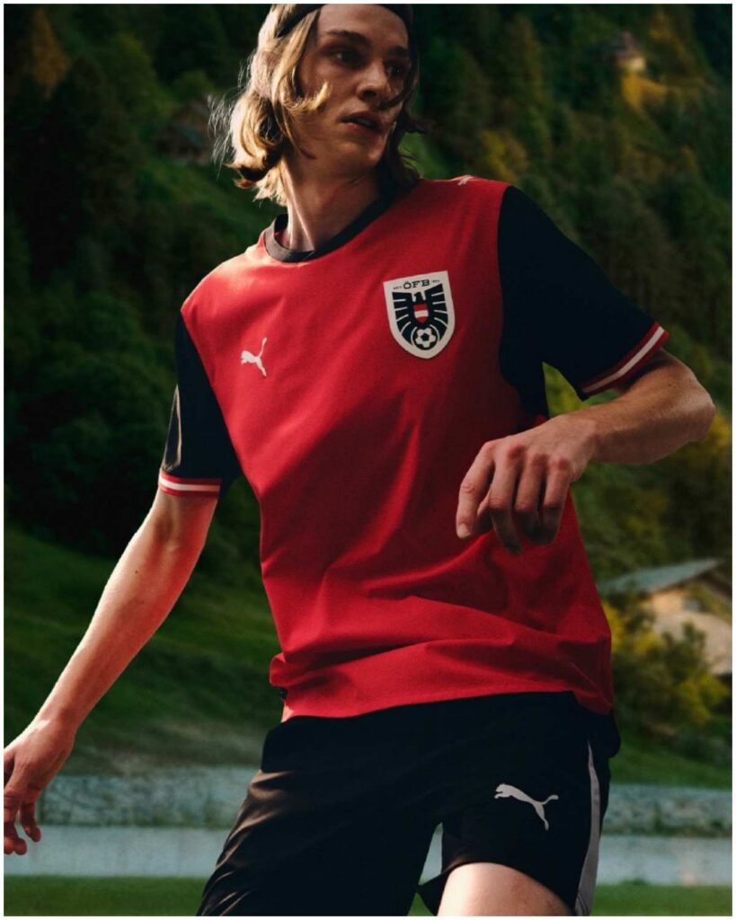 Austria muestra una camiseta propositiva | Facebook: PUMA Football 