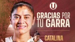 Catalina Usme cierra su etapa en Universitario de Perú