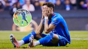 Chiquete Orozco sufre terrible lesión en la semifinal entre Tigres y Cruz Azul