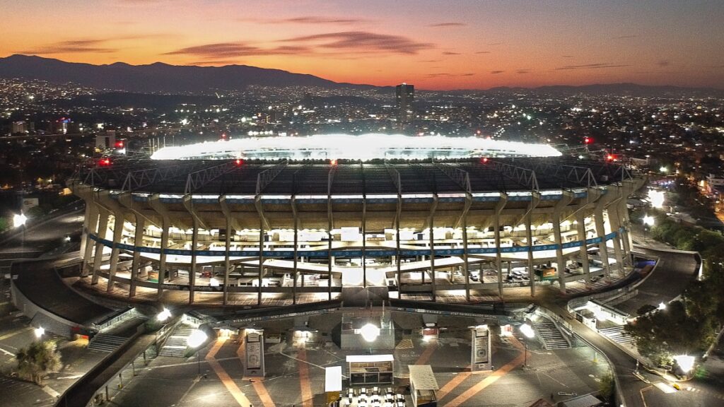 Estadio Azteca desde arriba.