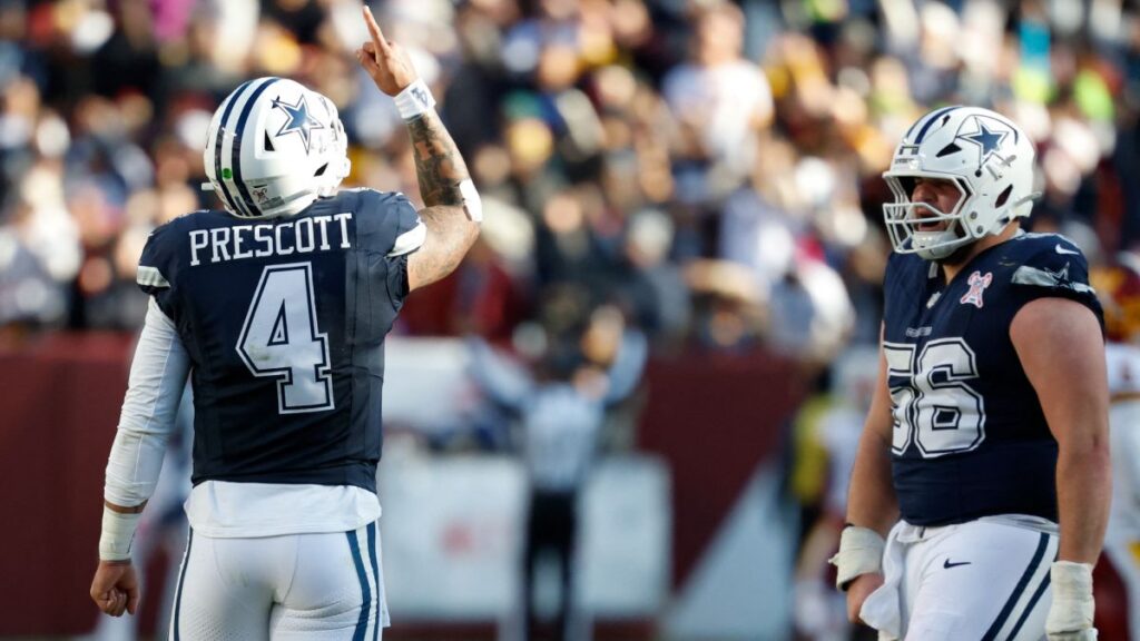 Cowboys vence 30-23 a Commanders en la semana 17 de la NFL