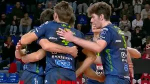 Cucine Lube Civitanova barre al Montpellier Hsb Vb en el inicio de la Champions de vóleibol varonil