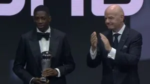 ¡Un año de ensueño! Ousmane Dembélé gana el premio The Best 2025 de la FIFA