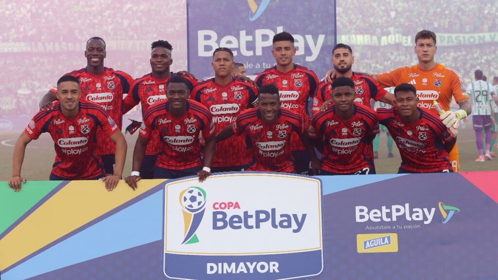 Once titular del Deportivo Independiente Medellín para la final de la Copa BetPlay.