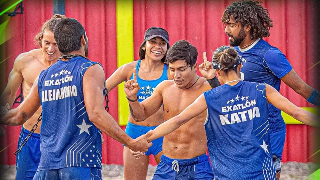 El equipo azul venció a los rojos en el duelo de la Batalla Colosal de Exatlón México 2025