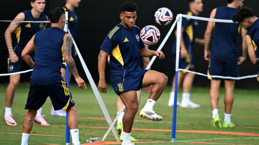 Frank Fabra con Boca Juniors.