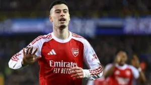 Martinelli y su quinto gol al hilo hacen historia en la victoria del Arsenal ante Brujas