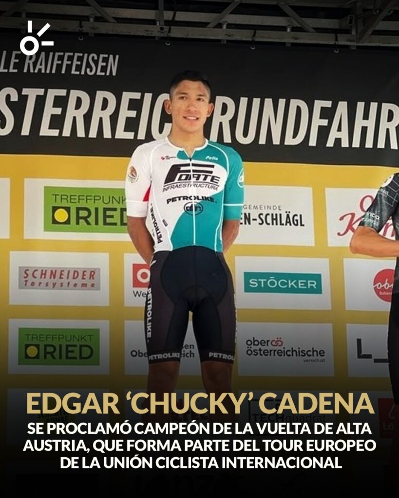 Edgar ‘Chucky’ Cadena, campeón de la Vuelta de Alta Austria