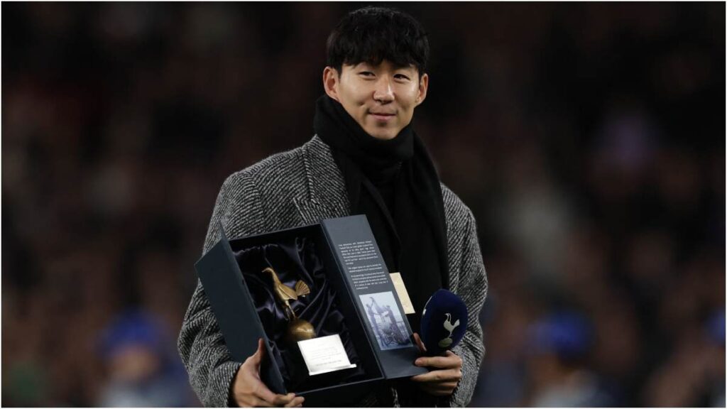 Heung-Min Son fue reconocido por el Tottenham. Action Images via Reuters