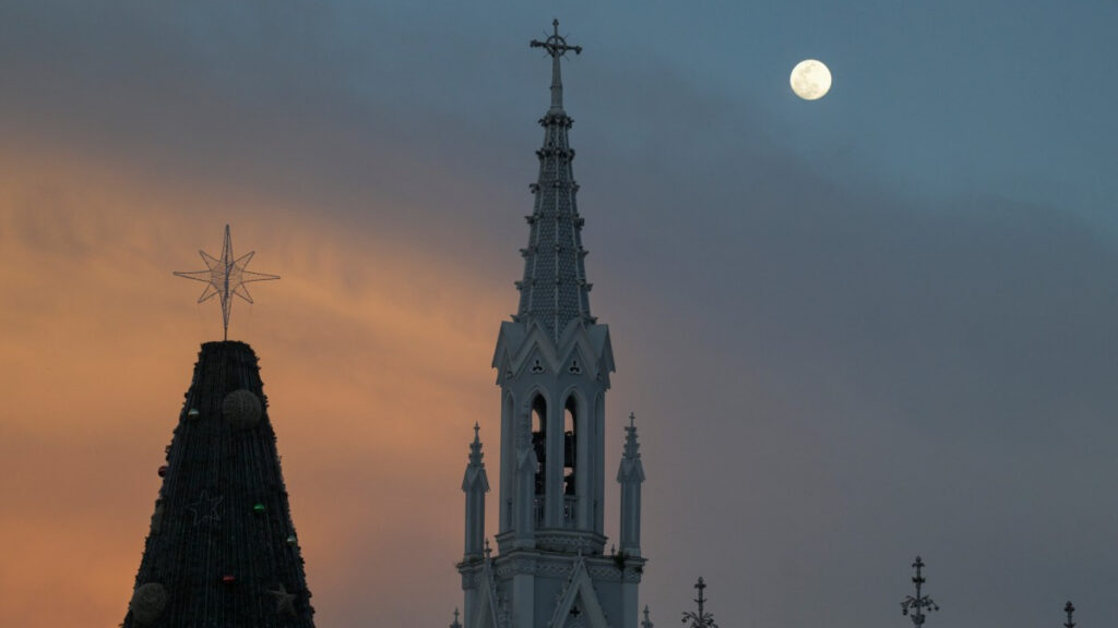 Imagen de referencia de una iglesia en Colombia. - Joaquín Sarmiento, AFP.