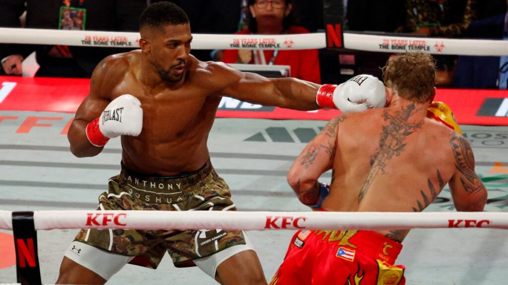 Anthony Joshua derrota a Jake Paul