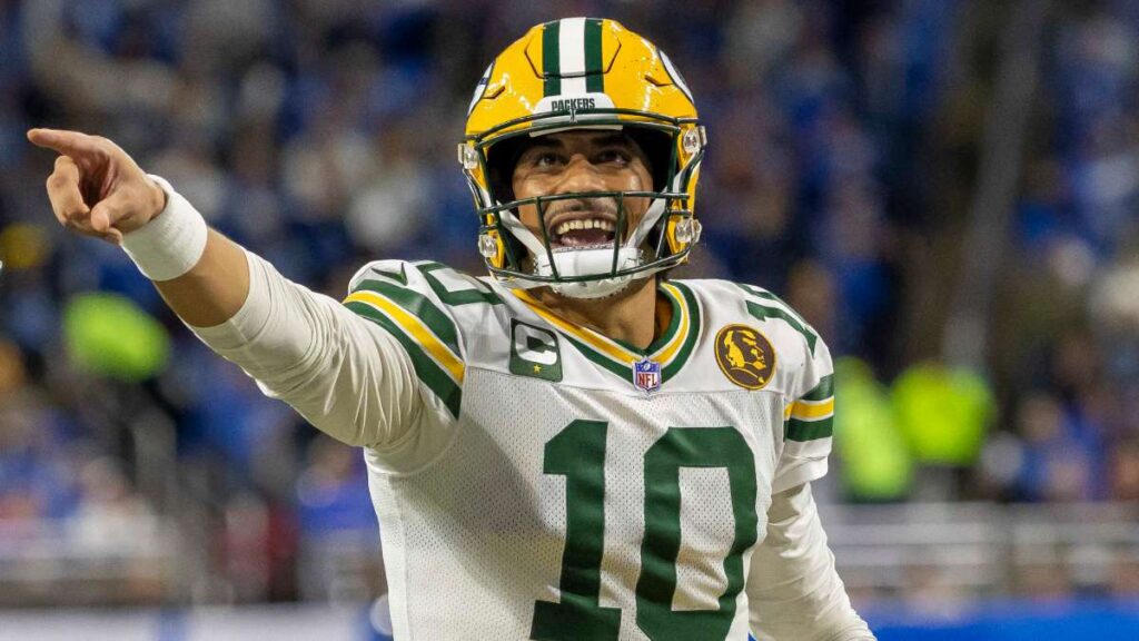 Jordan Love durante el Packers vs Lions NFL 2025