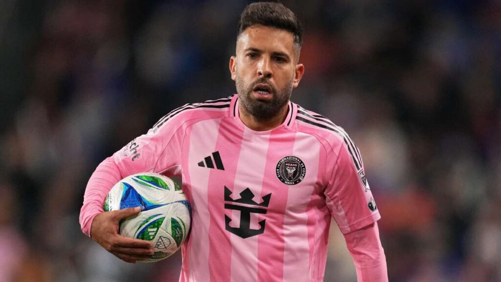 Jordi Alba durante los Playoffs MLS 2025