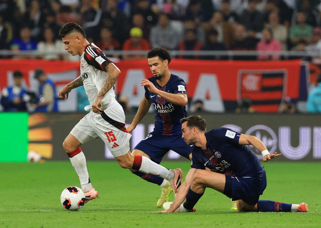 Jorge Carrascal, en la Copa Intercontinental. - Thaier Al-Sudani, Reuters.