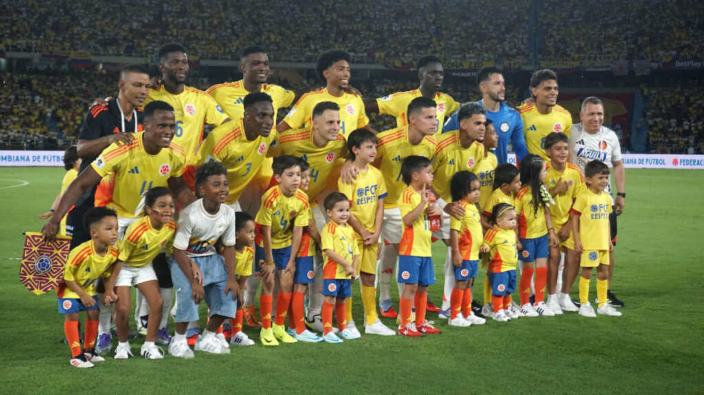 Jugadores de la Selección Colombia, en un partido. - Vizzor Image.
