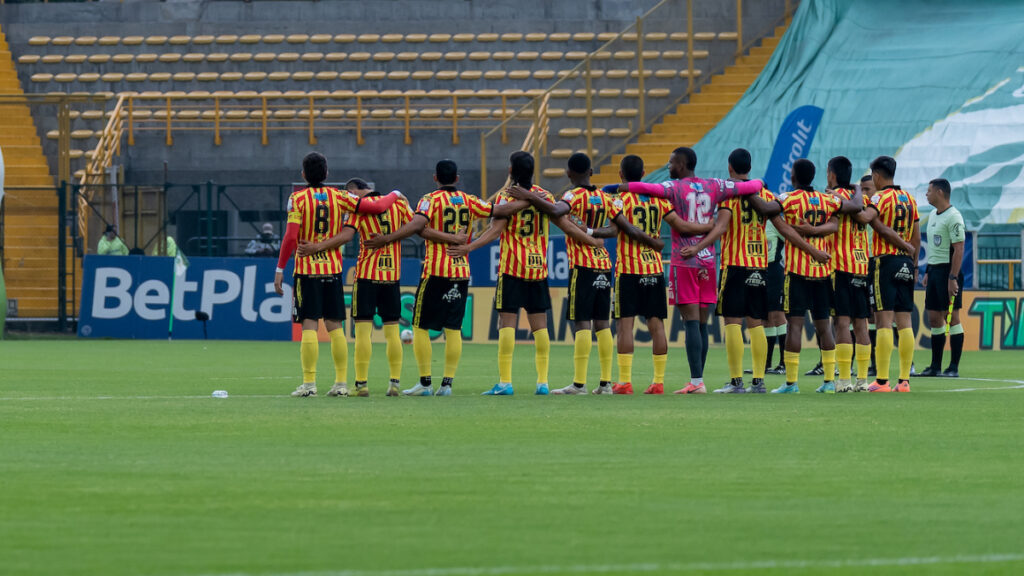 Jugadores del Deportivo Pereira, en un partido. - Vizzor Image.