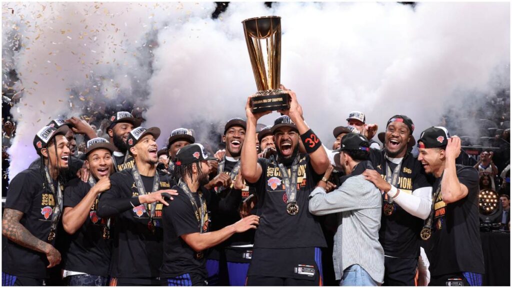 Los Knicks levantan su primer título en la NBA en 52 años. NATHANIEL S. BUTLER / NBAE / Getty Images / Getty Images via AFP