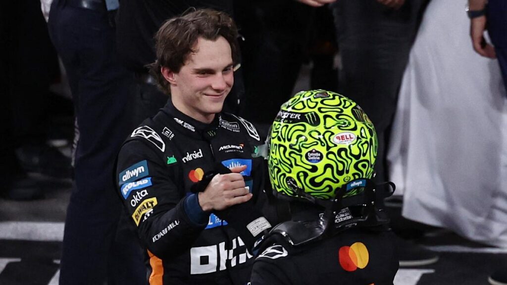 Oscar Piastri y Lando Norris, pilotos de McLaren