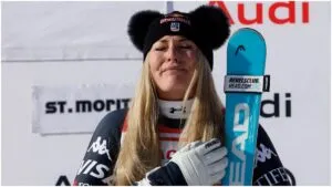 Lindsey Vonn se convierte en la esquiadora más veterana en ganar una prueba de la Copa del Mundo