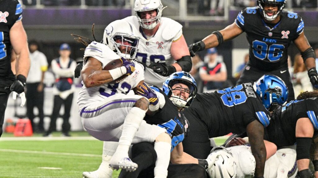 Vikings le arruina la Navidad a los Lions y los deja sin playoffs