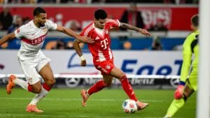 Luis Díaz, entre el brillo y el castigo en la goleada del Bayern Munich