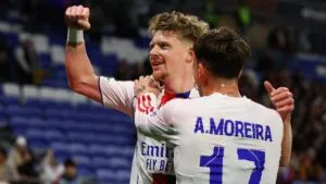 Lyon mantiene la cima de la Europa League tras derrotar al Go Ahead Eagles