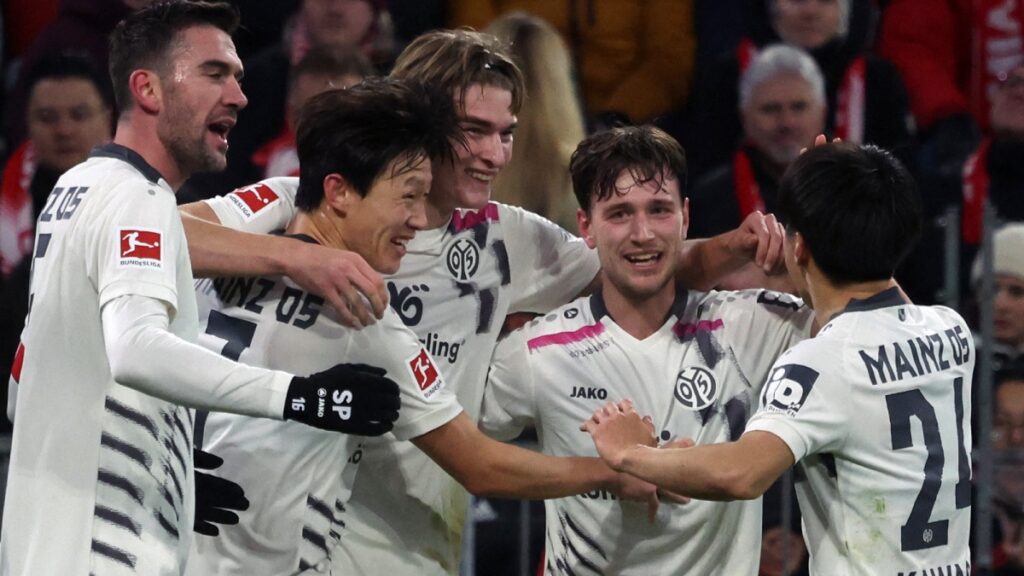 El Mainz celebra en Allianz Arena