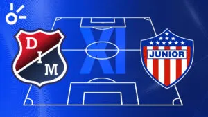 Posibles alineaciones de Independiente Medellín vs Junior por los cuadrangulares de Liga BetPlay Dimayor 2025-II
