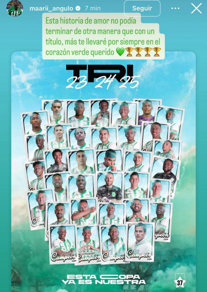 El mensaje de Marino Hinestroza. - @maarii_angulo.