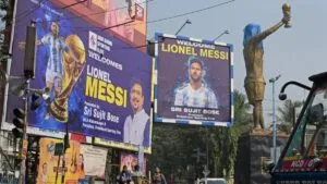 India construye la estatua de Lionel Messi más grande del mundo