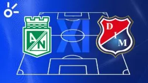 Alineaciones confirmadas de Atlético Nacional vs Medellín por los cuadrangulares de Liga BetPlay 2025-II