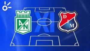 Alineaciones confirmadas de Atlético Nacional vs Medellín por la final de la Copa BetPlay 2025