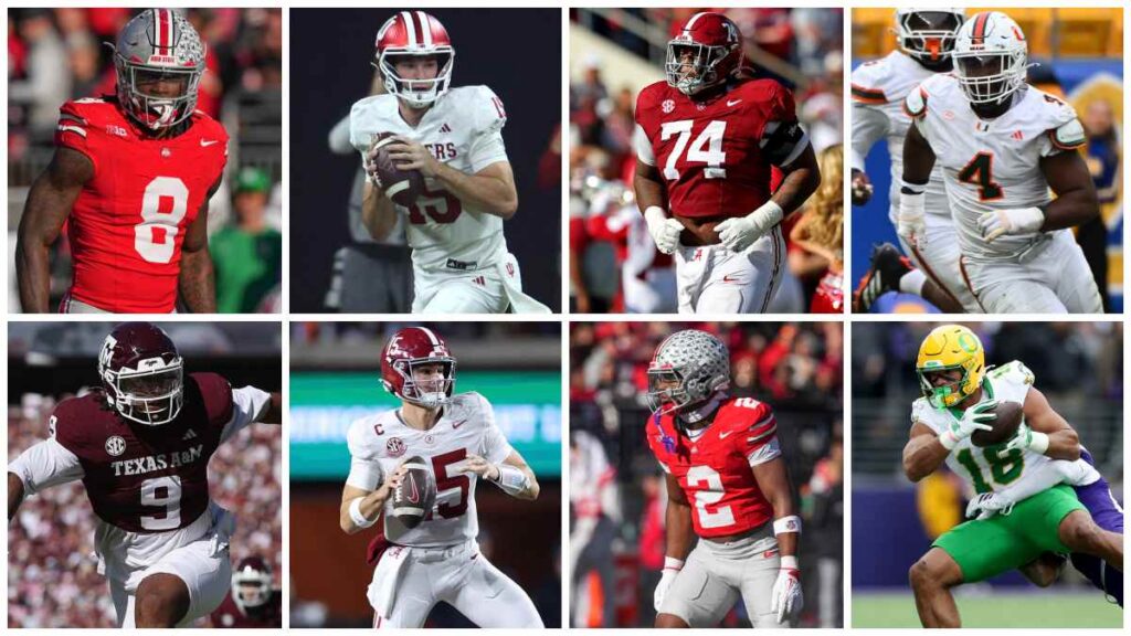 Los mejores jugadores del Playoff NCAA para el NFL Draft 2026