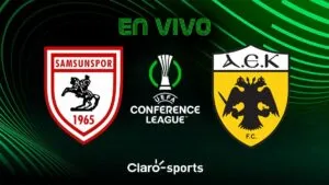 Samsunspor vs AEK Atenas, en vivo el partido de la Conference League 2025