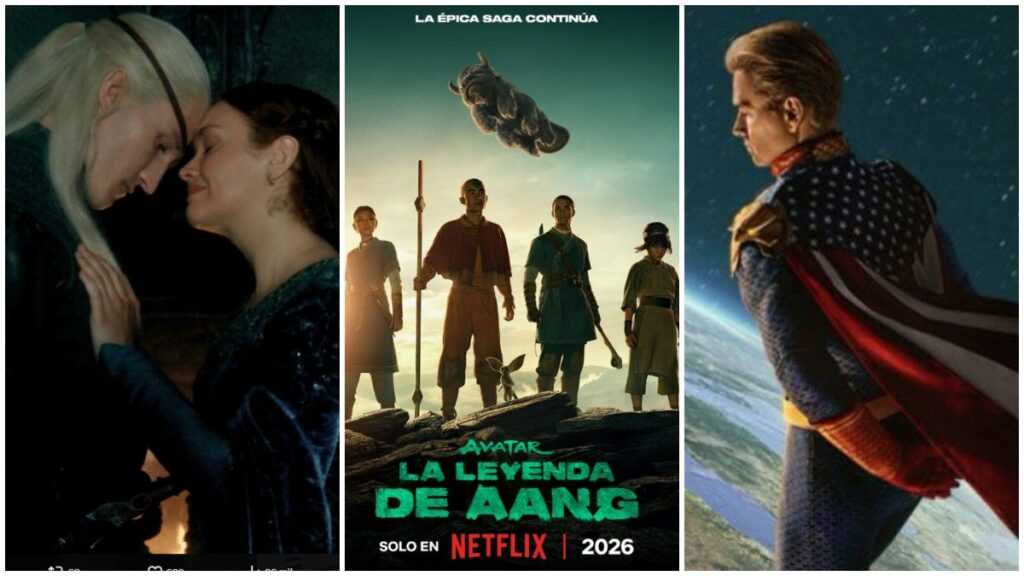El 2026 traerá nuevas temporadas de series clave como The Boys, Euphoria, One Piece, Avatar y La Casa del Dragón.