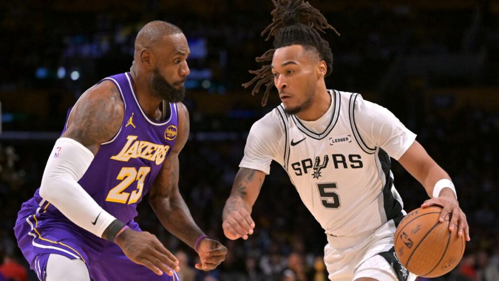 Spurs vs Lakers | IMÁGENES vía Reuters Connect
