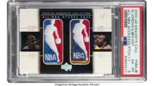 Kobe Bryant busca romper récords: subastan tenis Grinch y tarjeta con Michael Jordan