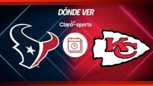 Houston Texans vs Kansas City Chiefs: horario y dónde ver el partido de la semana 14