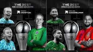 Hampton y Donnarumma ganan el premio The Best a mejor portero en 2025