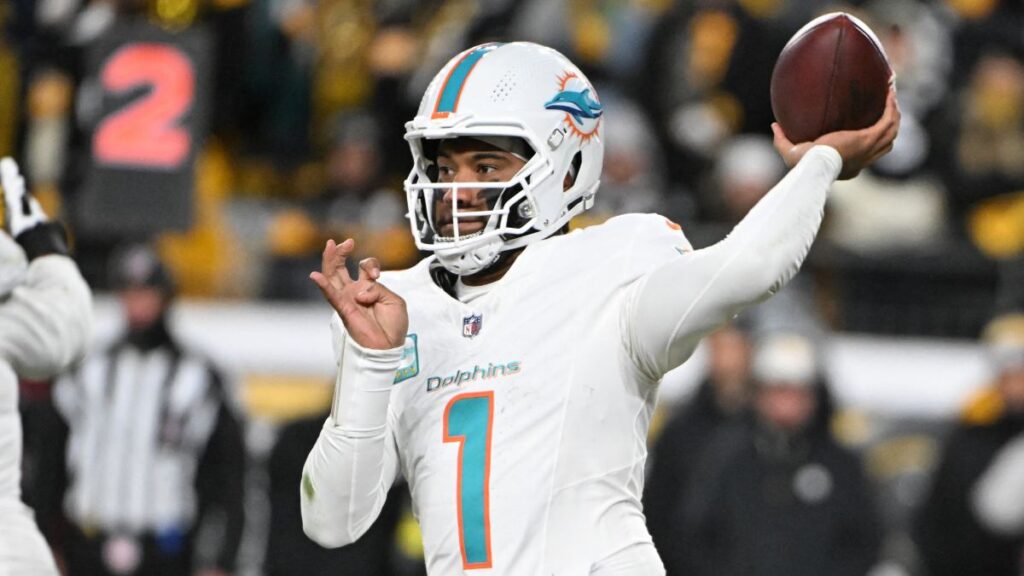Tua Tagovailoa, QB de los Dolphins de Miami