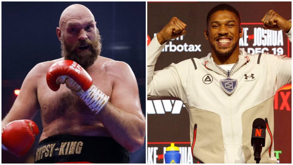 Tyson Fury se burla de Anthony Joshua y asegura que lo puede noquear