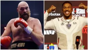 Tyson Fury se burla de Anthony Joshua y asegura que lo puede noquear