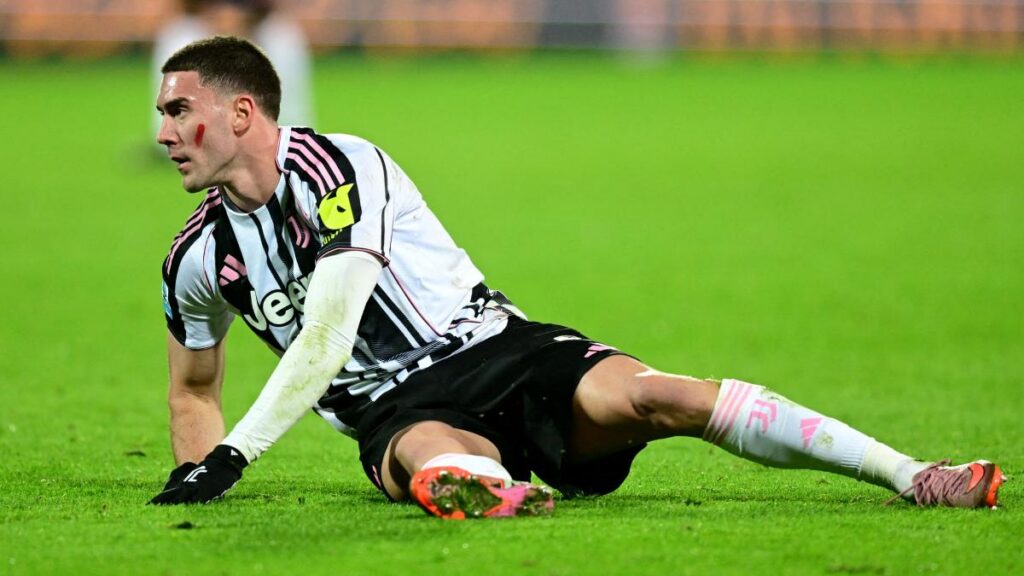 Dusan Vlahovic, delantero de la Juventus