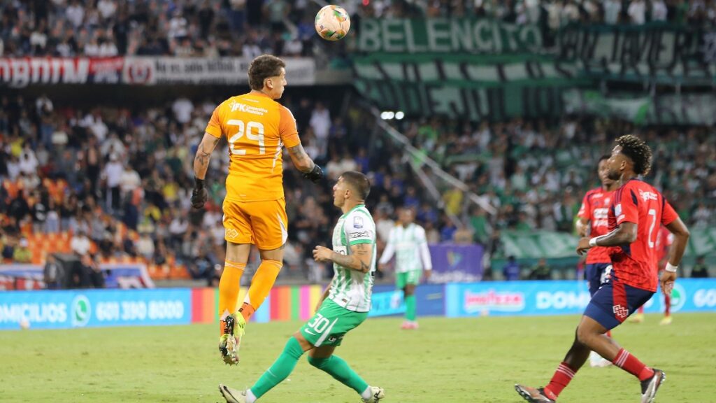 Washington Aguerre fue la gran figura de la final ida de la Copa BetPlay 2025.