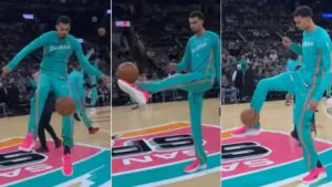 Victor Wembanyama muestra su talento con el balón en los pies: ¡Vuelta al mundo!