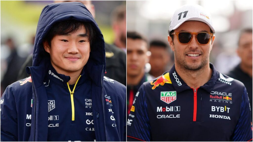 Tsunoda falló al frenar a Norris y dejó sin apoyo a Verstappen, reabriendo el debate sobre la salida de Checo Pérez Red Bull. | Reuters e Imago7.