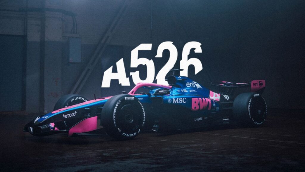 Alíne presenta su monoplaza A526