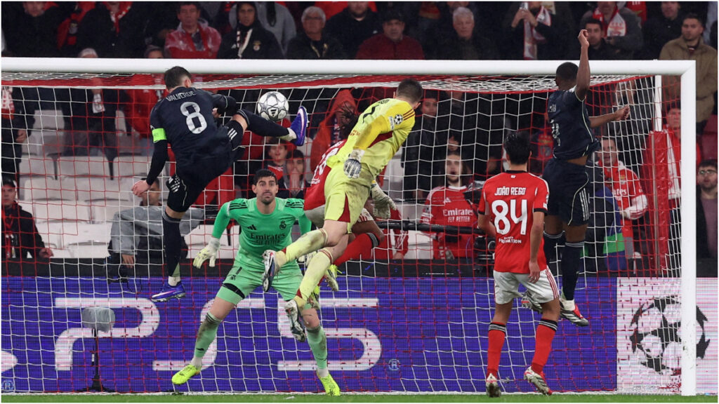 Anatoliy Trubin, el héroe del Benfica en la Champions. Reuters